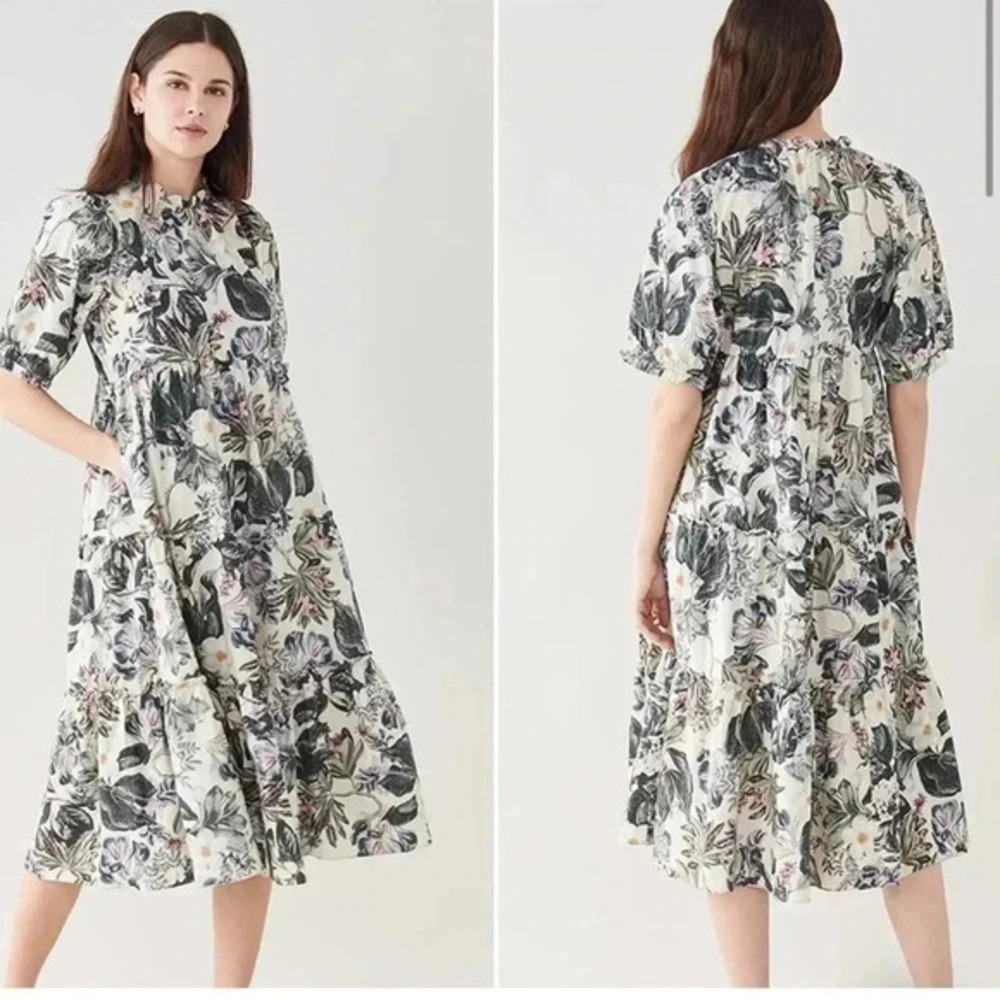 Generation Love, Lightweight botanical print dress size M